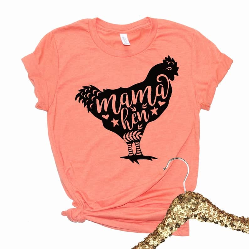 Chicken mom tee Chicken Lady t Chicken lover shirt Crazy Chicken owner Farm owner shirt Rooster lover Rooster Are You Clucking Serious